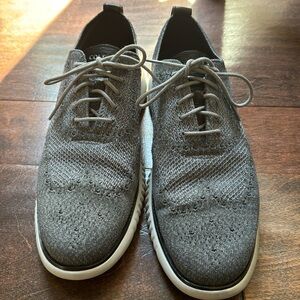 Cole Haan 2. ZeroGrand grey cloth oxfords Size 10